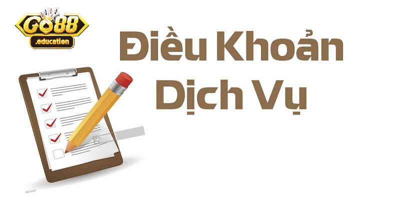 Đồng ý các điều khoản trong việc sử dụng dịch vụ Go88 Education