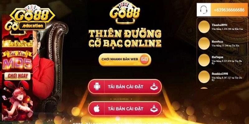 Cách thức tải Go88 play hết sức đơn giản